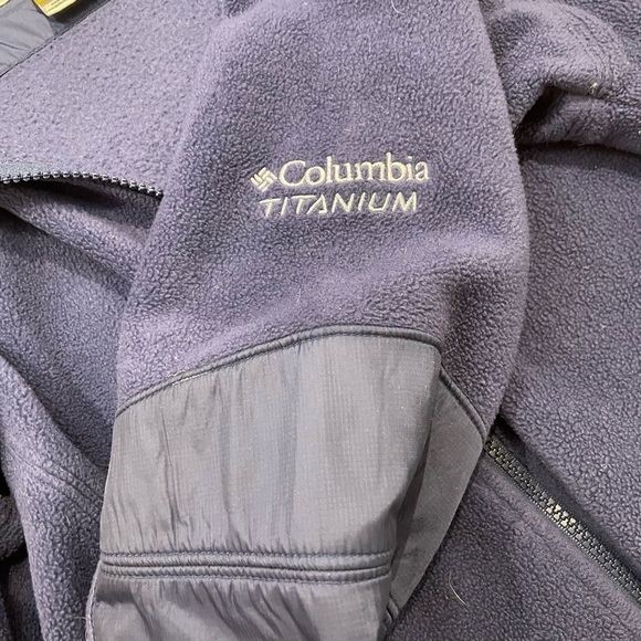 COLUMBIA titanium fleece  zip up jacket - Picture 5 of 6